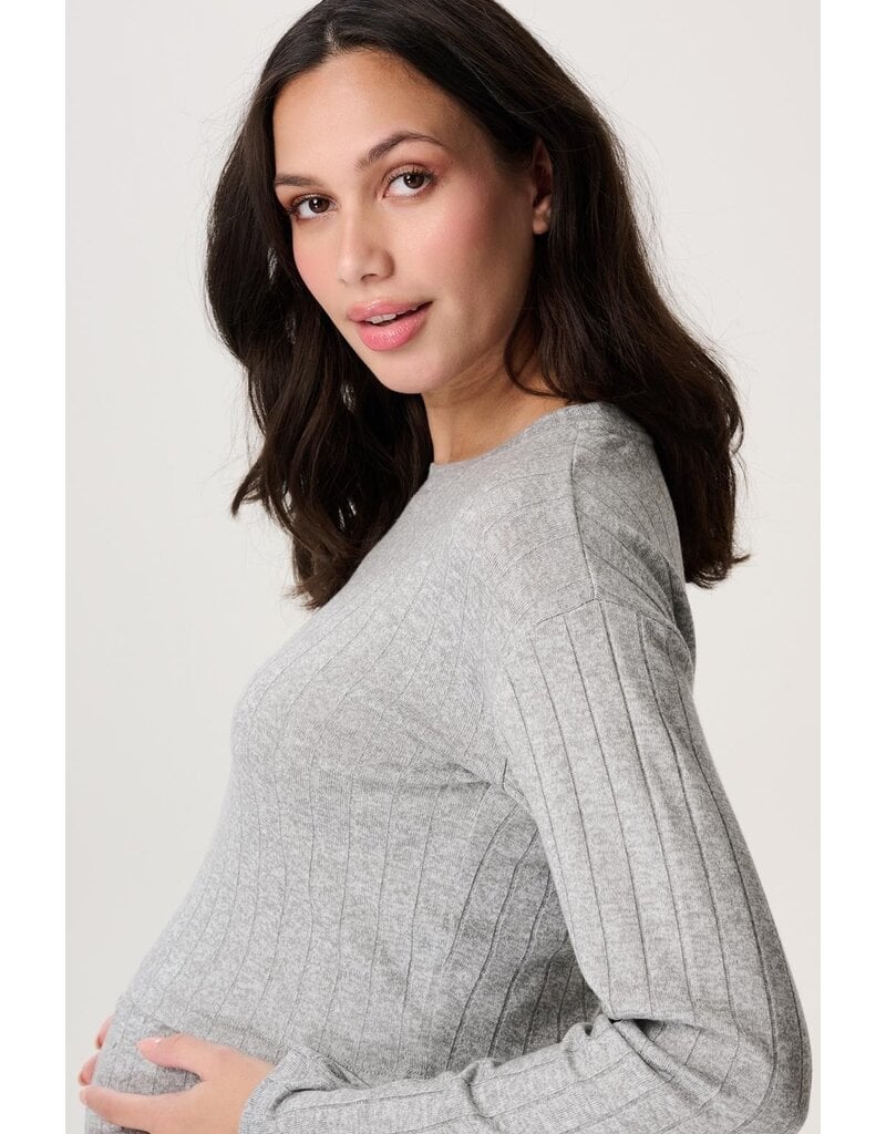 Noppies Noppies Top- Lejre - cropped - Grey Melange 5070010 N422