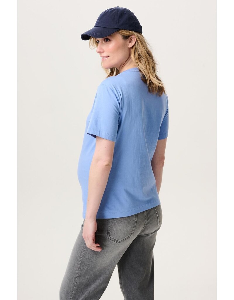 Noppies Noppies Zwangerschap T-shirt Viborg - Cornflower - 5070015 N193