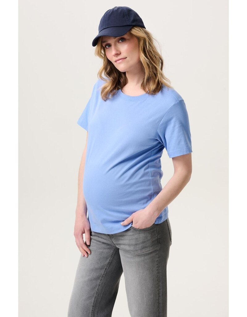 Noppies Noppies Zwangerschap T-shirt Viborg - Cornflower - 5070015 N193