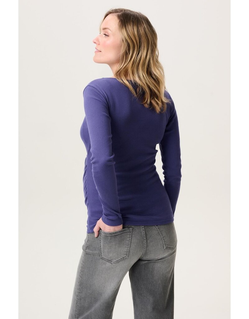 Noppies Noppies zwangerschap & voeding-shirt - Sara-  Skipper Blue - 5070016 N261