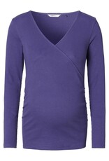 Noppies Noppies zwangerschap & voeding-shirt - Sara-  Skipper Blue - 5070016 N261