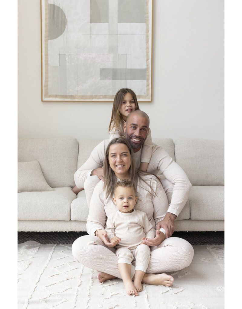 Feetje Baby Feetje Pyjama Family Edition Wafel - Volwassen - Stroopwafel