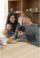 Feetje Baby Feetje Pyjama Family Edition Wafel - Volwassen - Zeegroen