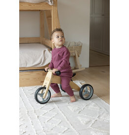 Feetje Baby Feetje Pyjama Family Edition Wafel - kind- Berry rood