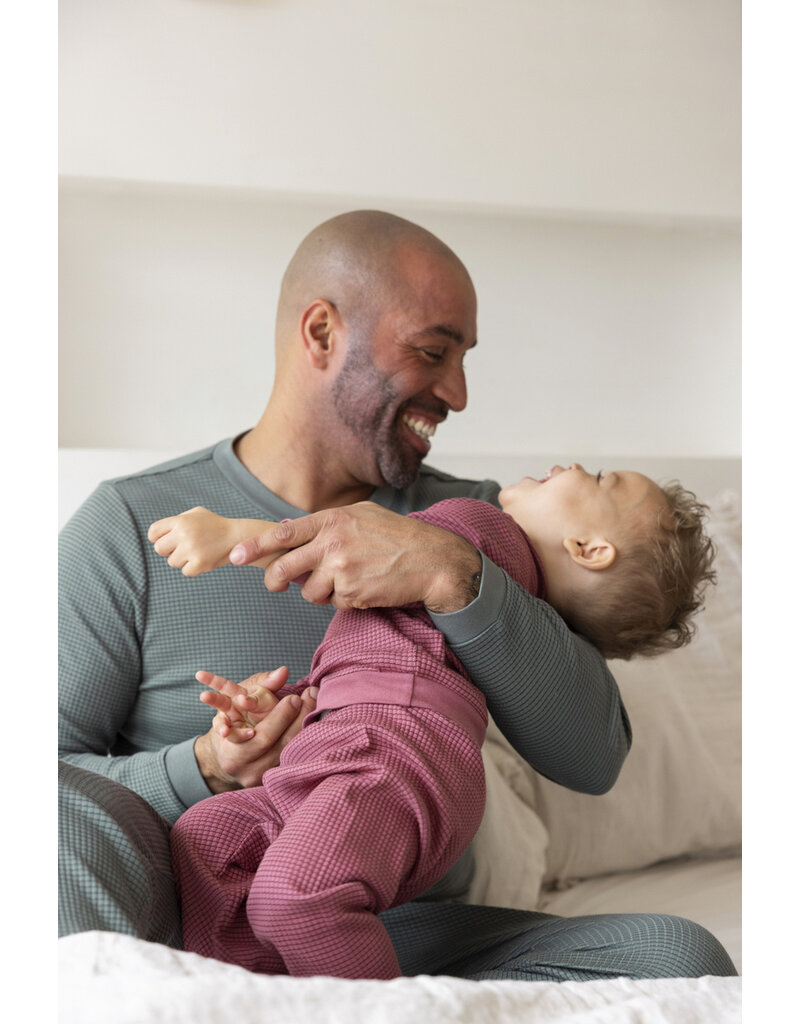 Feetje Baby Feetje Pyjama Family Edition Wafel - kind - Berry rood