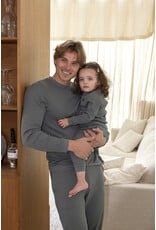 Feetje Baby Feetje Pyjama Family Edition Wafel - kind - Zeegroen