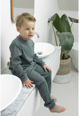 Feetje Baby Feetje Pyjama Family Edition Wafel - kind - Zeegroen
