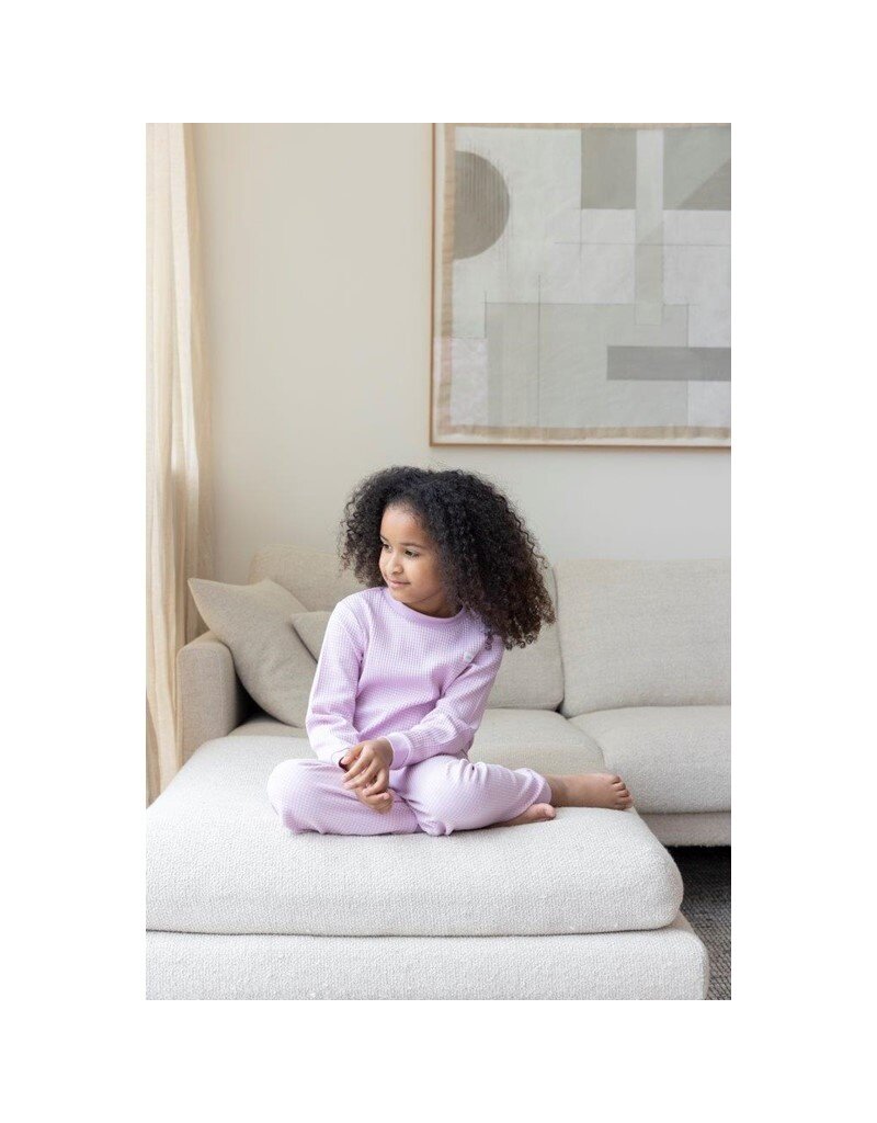 Feetje Baby Feetje Wafel Pyjama - Lilac melange - 305617