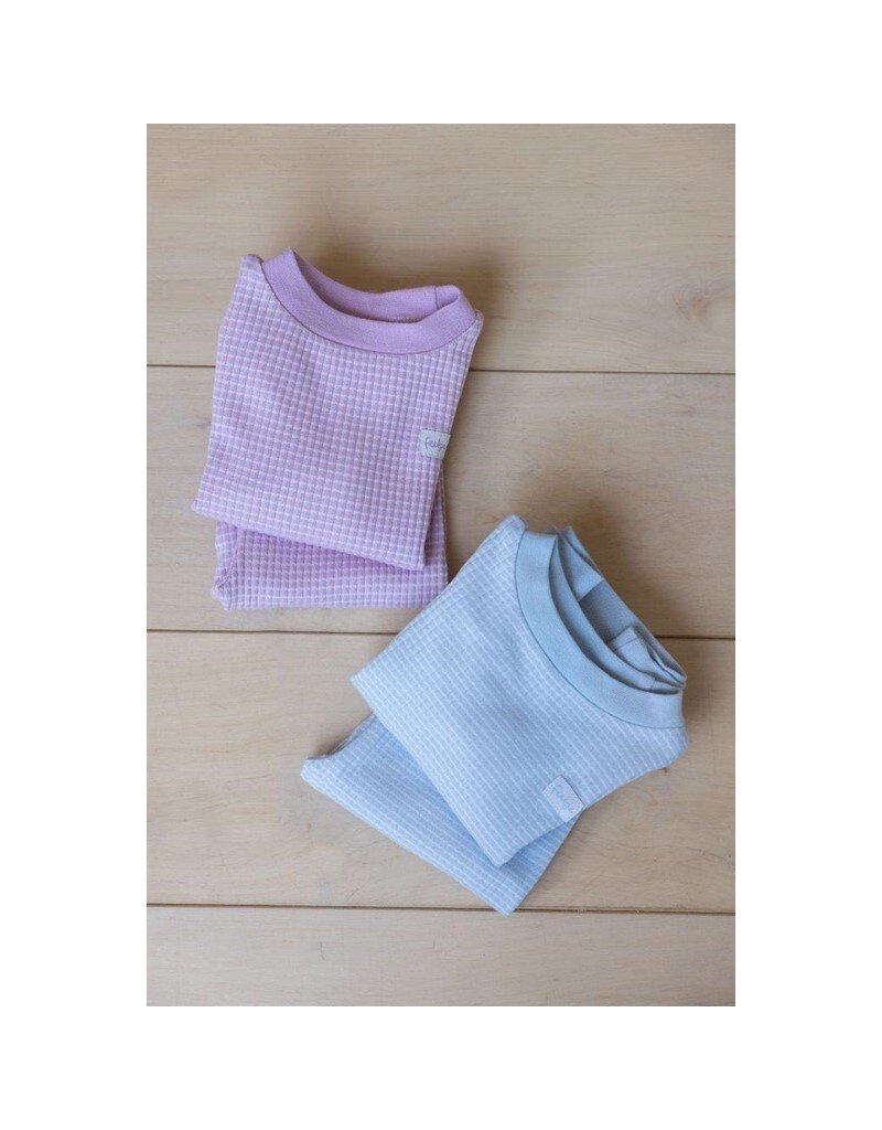 Feetje Baby Feetje Wafel Pyjama - Lilac melange - 305617