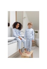 Feetje Baby Feetje Wafel Pyjama - Baby Blue melange  305618
