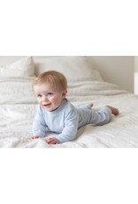Feetje Baby Feetje Wafel Pyjama - Baby Blue melange  305618