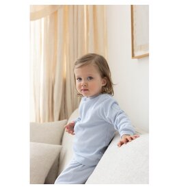Feetje Baby Feetje Wafel Pyjama - Baby Blue melange