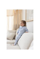 Feetje Baby Feetje Wafel Pyjama - Baby Blue melange  305618