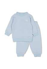 Feetje Baby Feetje Wafel Pyjama - Baby Blue melange  305618