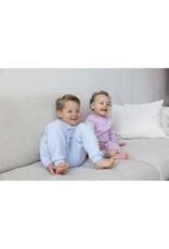 Feetje Baby Feetje Wafel Pyjama - Baby Blue melange  305618