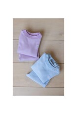 Feetje Baby Feetje Wafel Pyjama - Baby Blue melange  305618