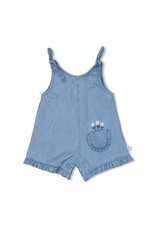 Feetje Baby Feetje Meisje - Playsuit - Summer Denim - blauw - 51100109