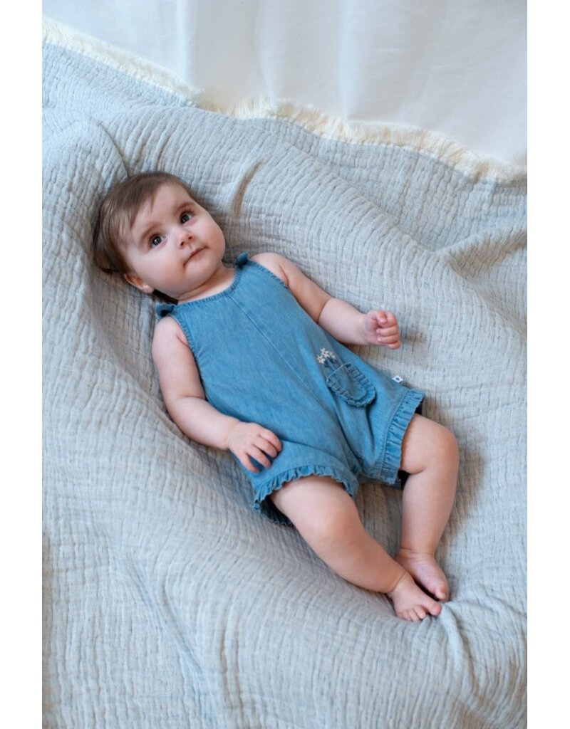 Feetje Baby Feetje Meisje - Playsuit - Summer Denim - blauw - 51100109