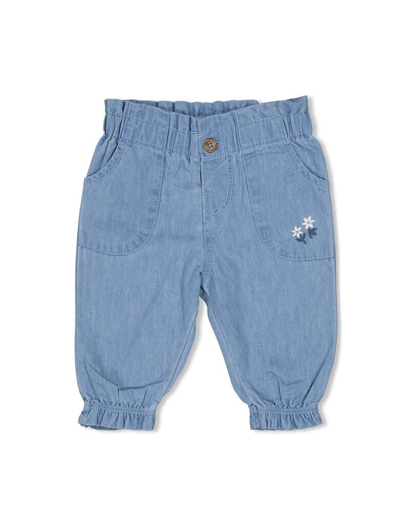Feetje Baby Feetje Meisje - Broek ruches - Summer Denim - blauw - 52202542