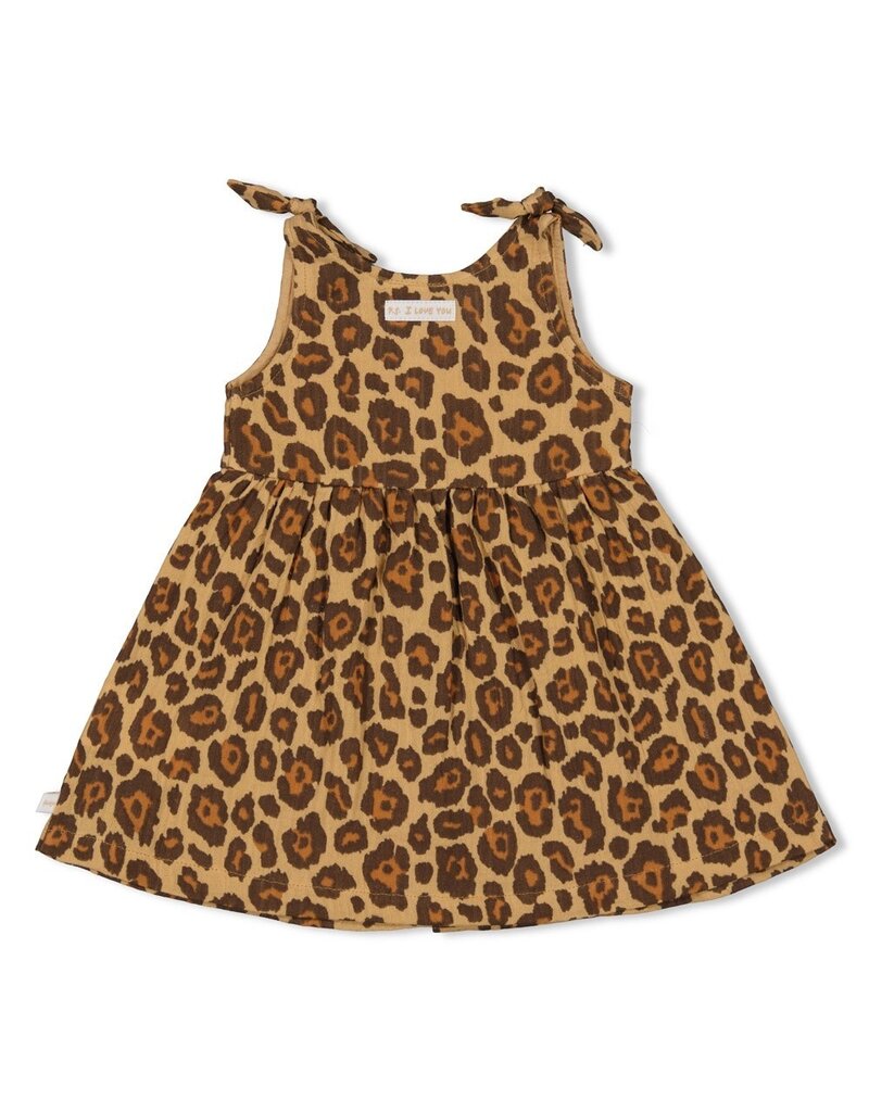 Feetje Baby Feetje Meisje - Jurk Mousseline AOP - Summer Woven - Camel  - 51400589