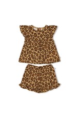 Feetje Baby Feetje Meisje - Top + short mousseline AOP - Summer Woven - Camel  - 5270045