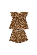 Feetje Baby Feetje Meisje - Top + short mousseline AOP - Summer Woven - Camel  - 5270045