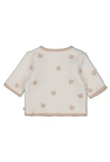 Feetje Baby Feetje omkeerbaar jasje AOP embroidery - Honey Bear -  offwhite 51300541