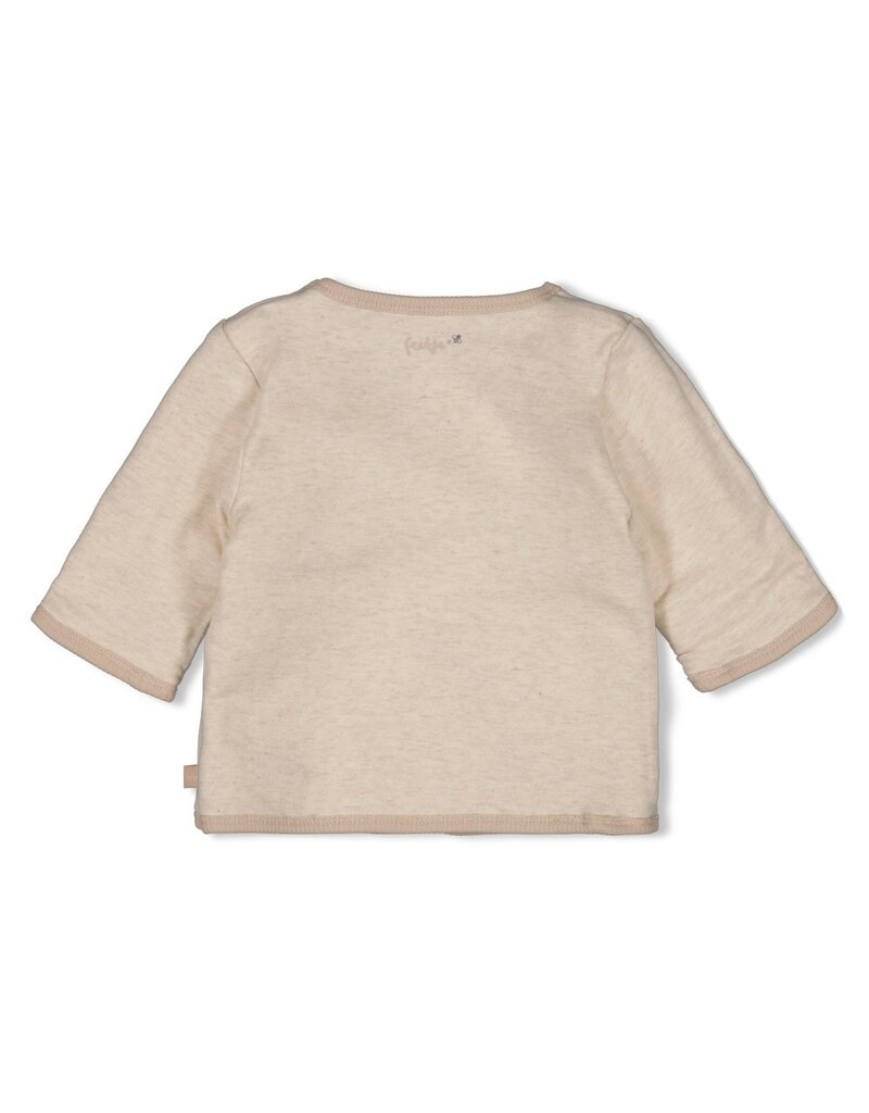 Feetje Baby Feetje omkeerbaar jasje AOP embroidery - Honey Bear -  offwhite 51300541