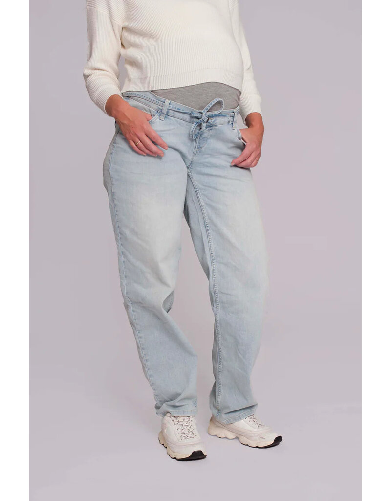 Love2Wait Love2Wait jeans Kate Tapered Wide Leg - Light wash B999037 020