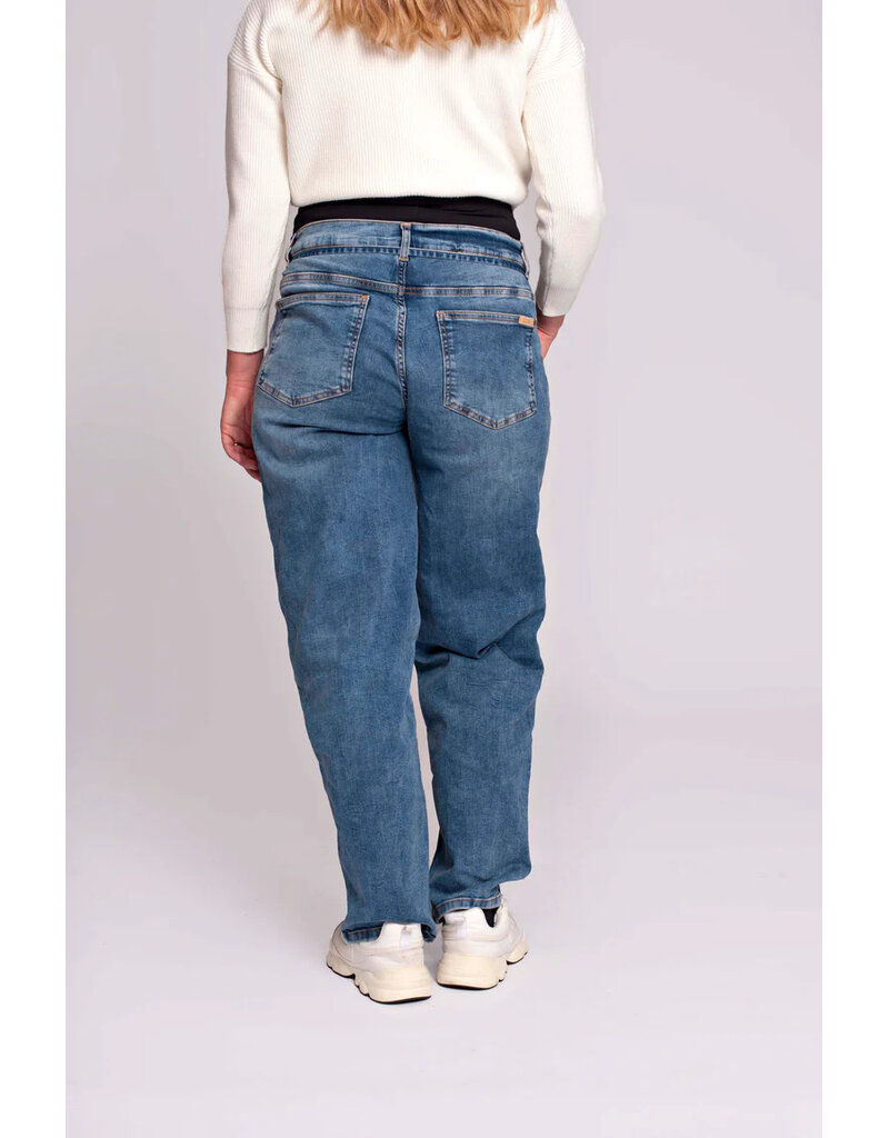 Love2Wait Love2Wait jeans Kate Tapered Wide Leg - Stone wash B999037 021