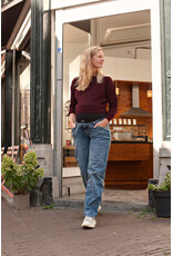 Love2Wait Love2Wait jeans Kate Tapered Wide Leg - Stone wash B999037 021