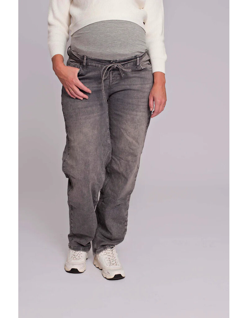 Love2Wait Love2Wait jeans Kate Tapered Wide Leg - Grey B999037 025