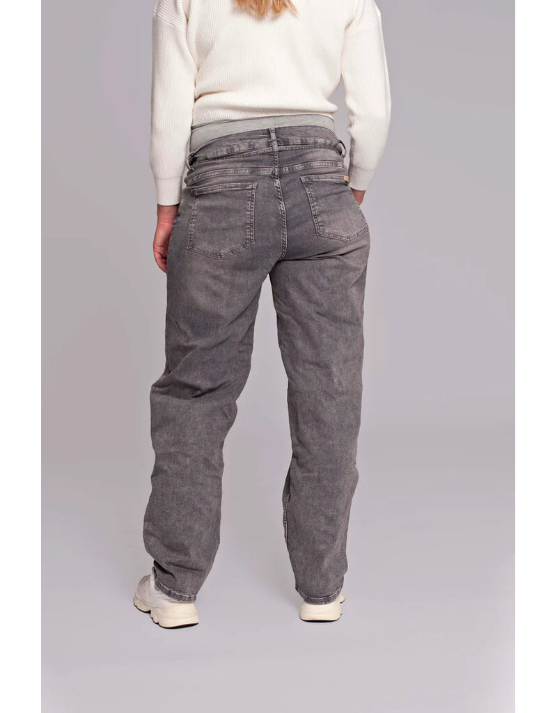 Love2Wait Love2Wait jeans Kate Tapered Wide Leg - Grey B999037 025