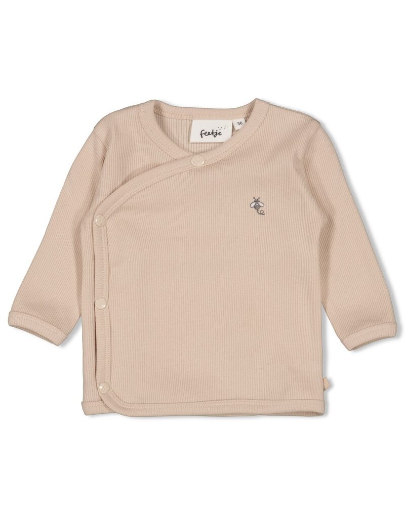 Feetje Baby Feetje overslagshirt rib  - Honey Bear - Zand  51602684