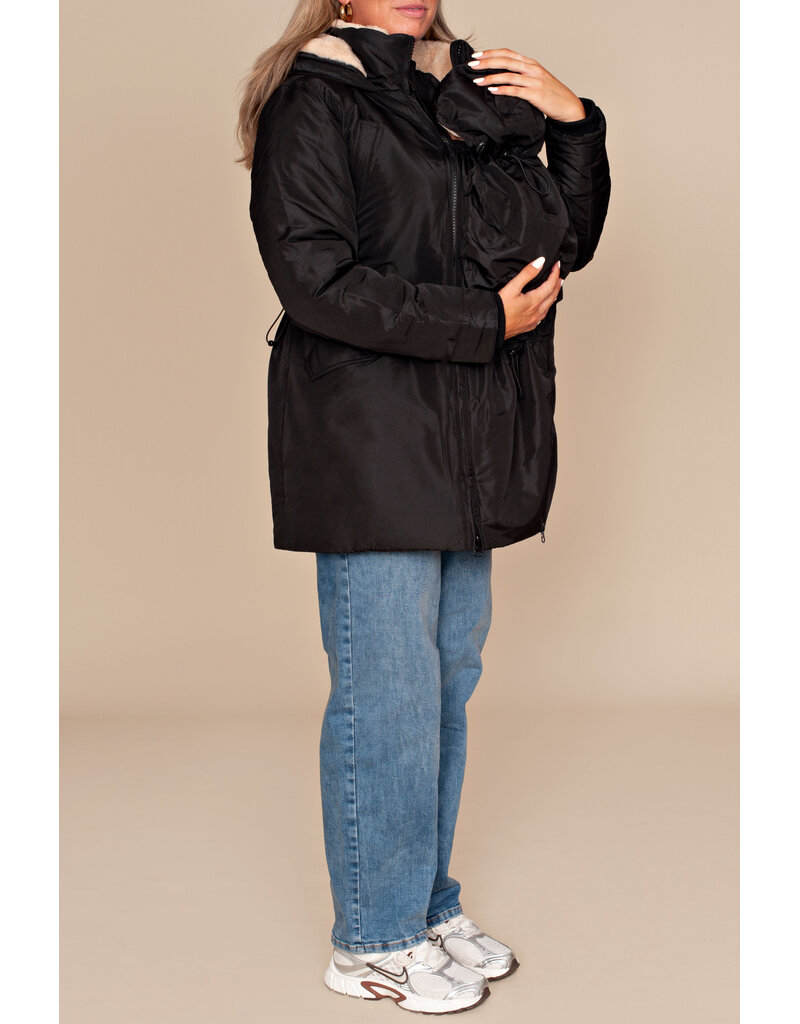 Love2Wait Love2Wait Winterjas - Babycarrier - 3 in 1 - Zwart - C252000 0004