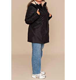 Love2Wait Love2Wait zwangerschapsjas - Babycarrier - winter - 3 in 1 - zwart