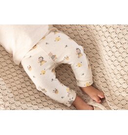 Feetje Baby Feetje broek AOP - Honey Bear  - Offwhite