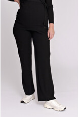 Love2Wait Love2Wait Broek - twin rib knitted - zwart - B999066 004