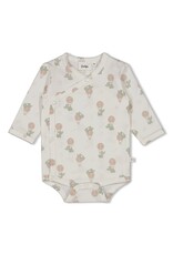 Feetje Baby Feetje Wikkelromper longsleeve AOP - Elephant - 50200254