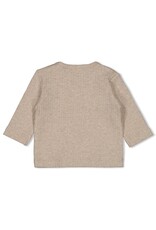 Feetje Baby Feetje longsleeve rib - Elephant - Taupe  melange  - 51602697