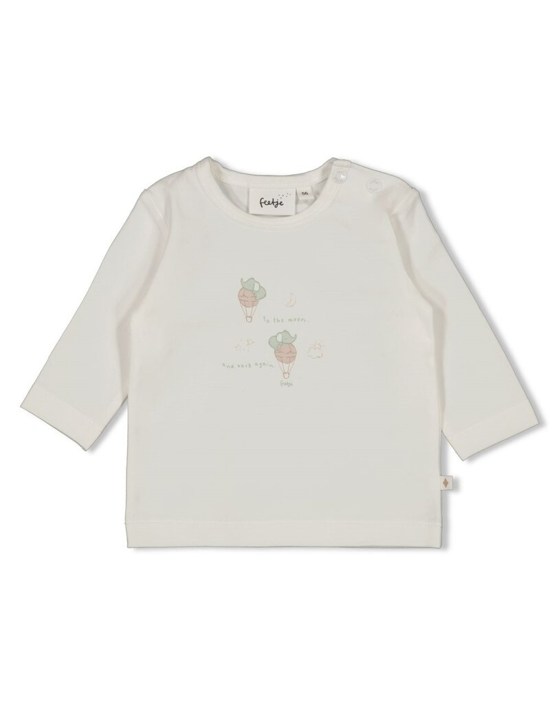 Feetje Baby Feetje longsleeve - Elephant - Offwhite  - 51602700