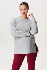 Noppies Noppies Sweater met voedingsfunctie Alta - Backprint - Grey 5070213 P628