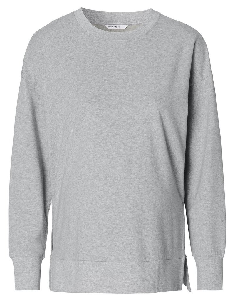 Noppies Noppies Sweater met voedingsfunctie Alta - Backprint - Grey 5070213 P628