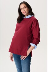 Noppies Noppies Sweatermet voedingsfunctie Alta - Backprint - rood - 5070213 N260