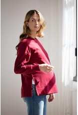 Noppies Noppies Sweatermet voedingsfunctie Alta - Backprint - rood - 5070213 N260