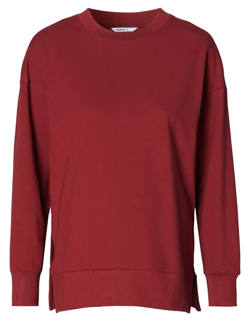 Noppies Noppies Sweatermet voedingsfunctie Alta - Backprint - rood - 5070213 N260