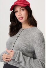 Noppies Noppies Vest Bergen - Grey Melange - 5070310 N422