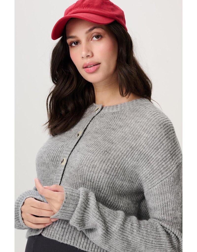 Noppies Noppies Vest Bergen - Grey Melange - 5070310 N422