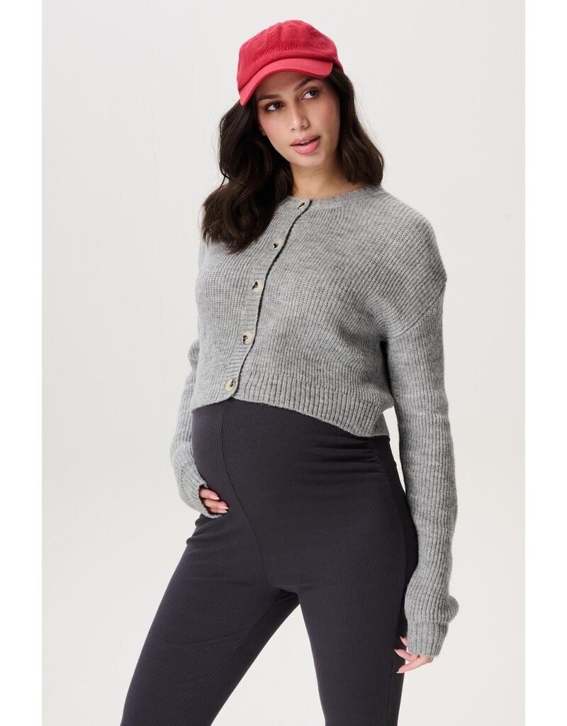 Noppies Noppies Vest Bergen - Grey Melange - 5070310 N422