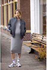 Noppies Noppies jurk Bryne- Grey melange - 5070412 N422